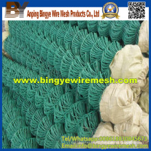 PVC/Plastic Coated Chain Link Fences for Construction